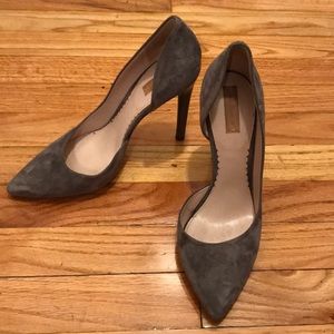 💫Reed Krakoff Grey Suede Heels💫